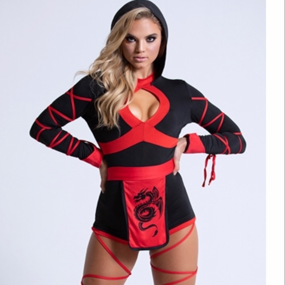 Red dragon costume